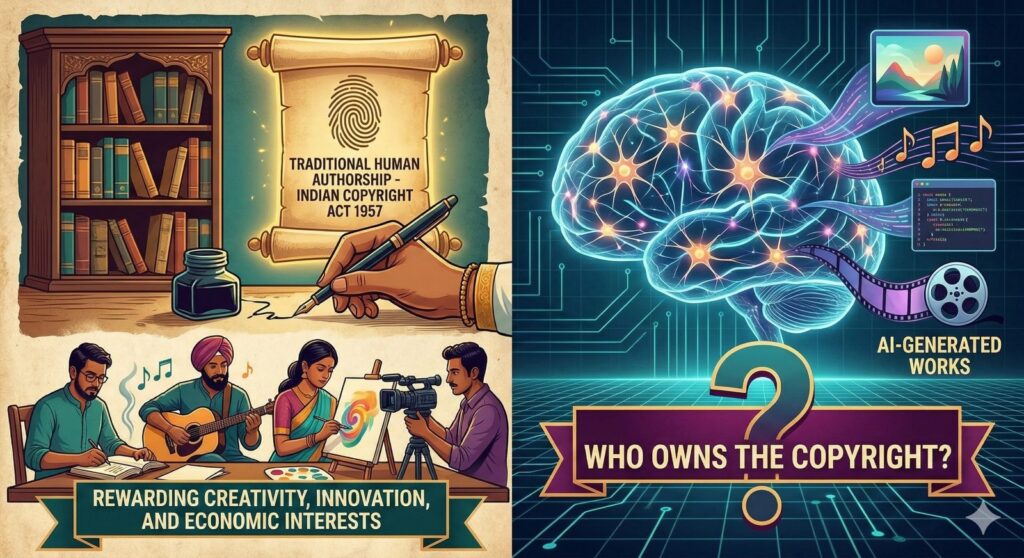 Artificial Intelligence and Copyright Law in India: Who Owns AI-Generated Works?